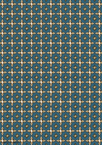 Art Deco Diamond Cross Backing Paper Dark Blue