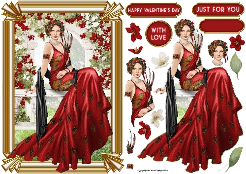 Art Deco Valentines Lola