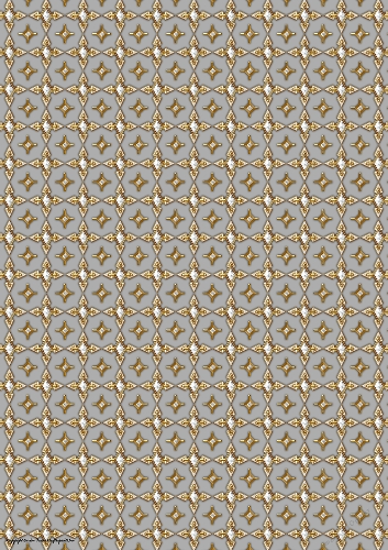 Art Deco Diamond Cross Backing Paper Silver