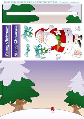Santa Dude Penny Slider.