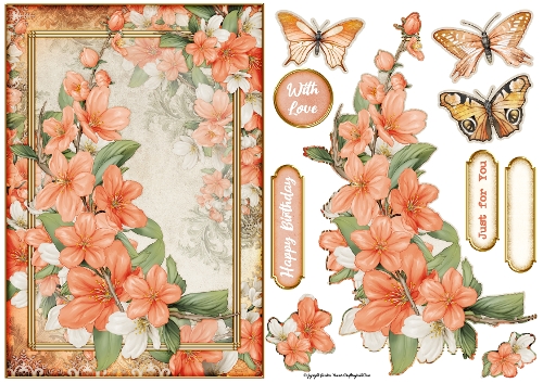 Butterfly Blossom Peach