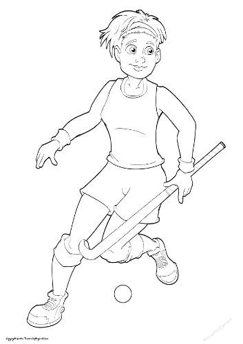 Hockey Dudess Digital Stamp