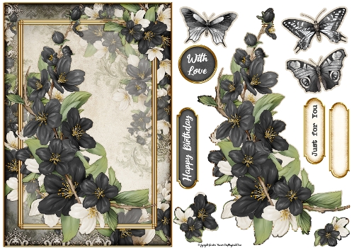 Butterfly Blossom Black