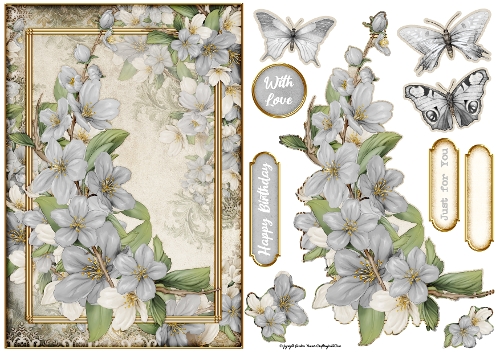 Butterfly Blossom Silver