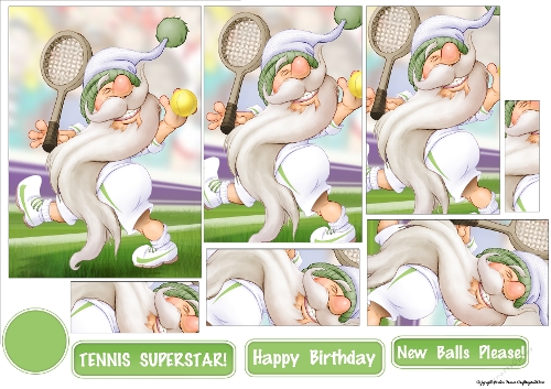 Gnome Tennis Pyramid