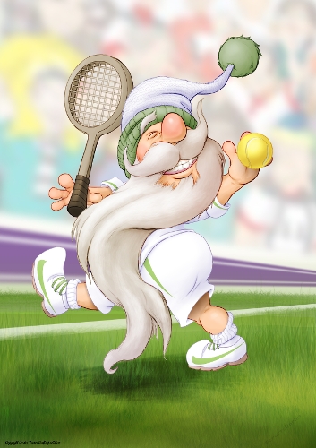 Gnome Tennis A4