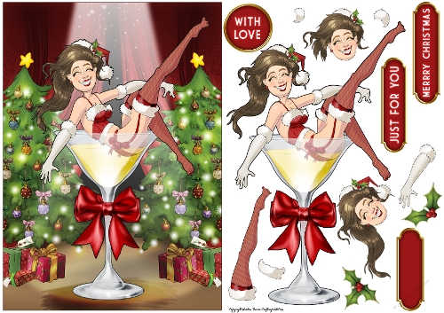 Mrs Claus Burlesque Dudess 
