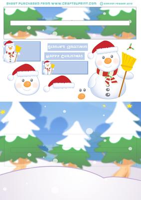Tubby the Snowman Penny Slider.