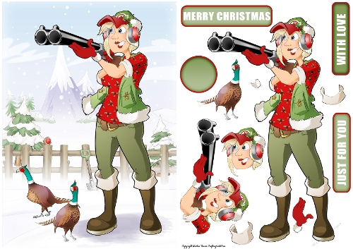 Christmas Clay Pheasant Shooting Dudess