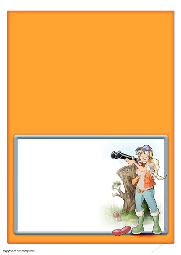 Clay Pigeon Shooting Dudess Slider Card Insert