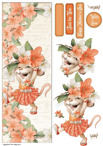 Mrs Mothers Day Mouse 2 Large Vertical DL