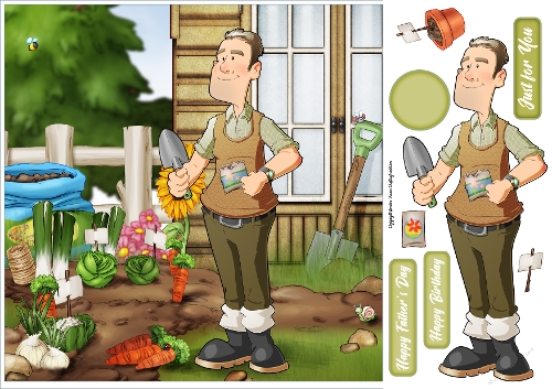 Gardening Dude 4 8x8 Quick Card