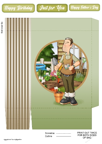 Gardening Dude 4 Mini Gift Bag