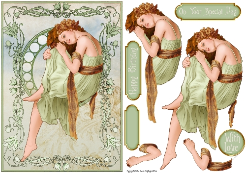 Art Nouveau Delphine Green