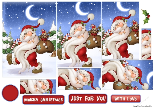 Santa Gnome 6 Pyramid