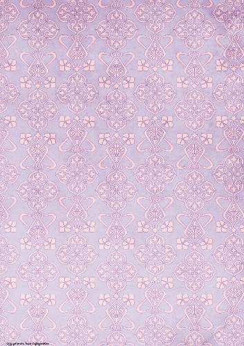 Art Nouveau Delphine Patterned Stripe Lilac