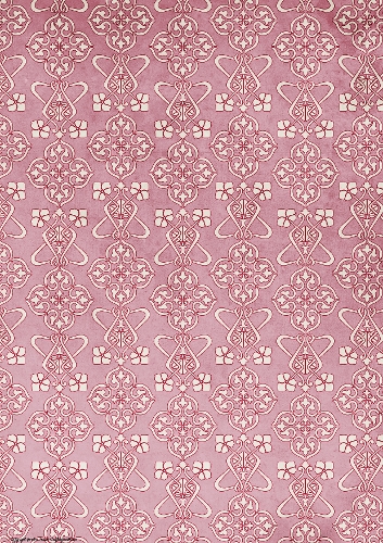 Art Nouveau Delphine Patterned Stripe Pink