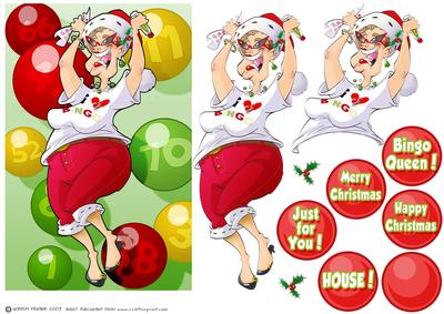 Christmas Bingo Queen.
