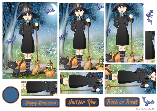 Halloween Witch Pyramid