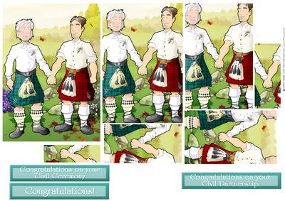 Civil Partnership Dudes Pyramid.