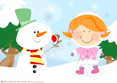 Snowman Fun A4.