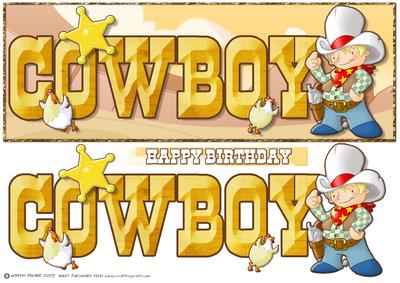 Cute Cowboy Large Dl.