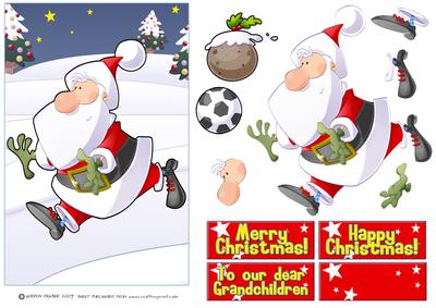 Football Santa Dude.
