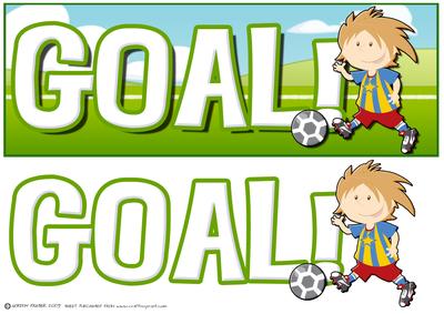 Football Goal! Large Dl.