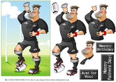 All in Black Rugby Dude