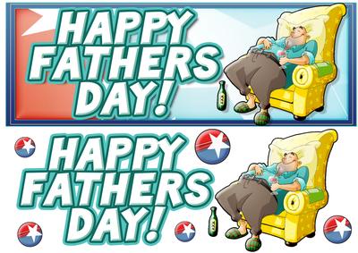 Lazy Dad Dude Fathers Day Large Dl