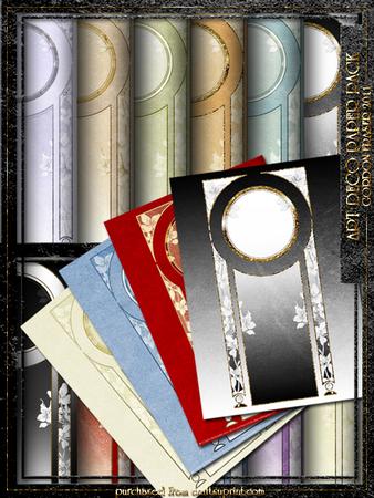 Art Deco Elise Paper Kit