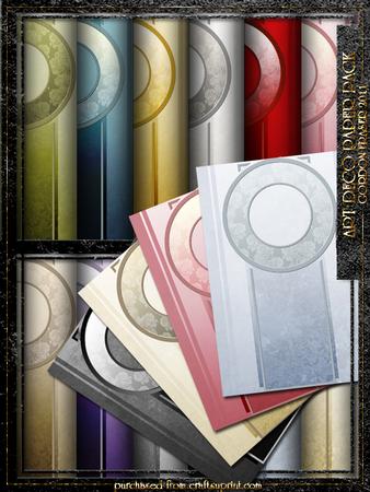 Art Deco Rose Paper Kit