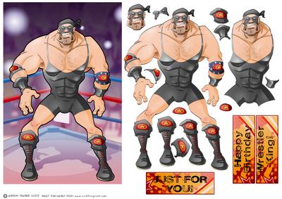 Wrestler Dude (black)