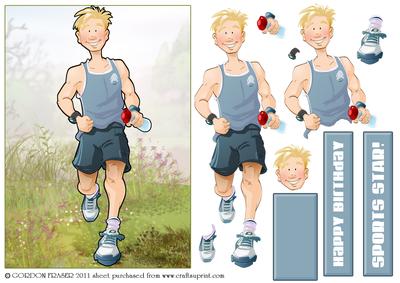 Jogger Dude (blue)