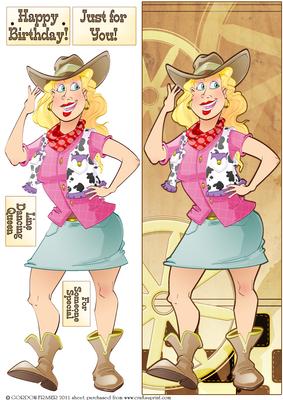 Line Dancer Lady Large Dl