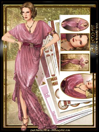Art Deco Lady Elise Kit Pink