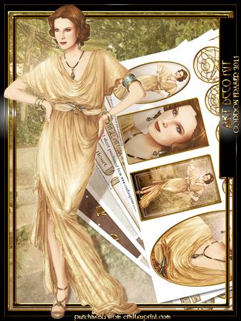 Art Deco Lady Elise Kit Retro