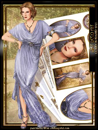 Art Deco Lady Elise Kit Lilac