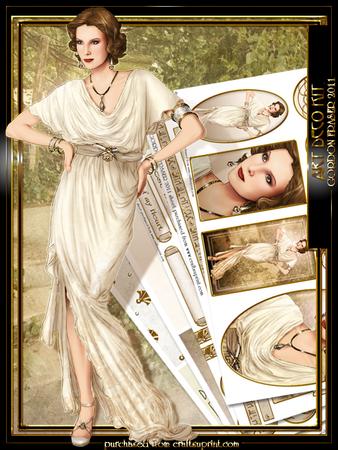 Art Deco Lady Elise Kit Cream