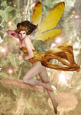Forest Fairy Acantha Gold A4