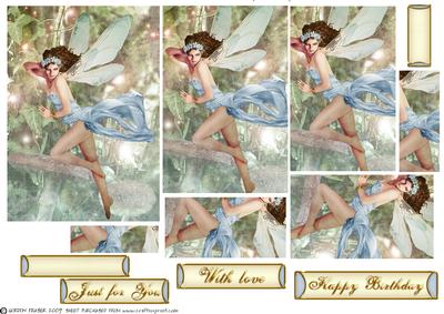 Forest Fairy Acantha Blue Pyramid