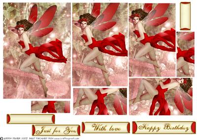 Forest Fairy Acantha Red Pyramid