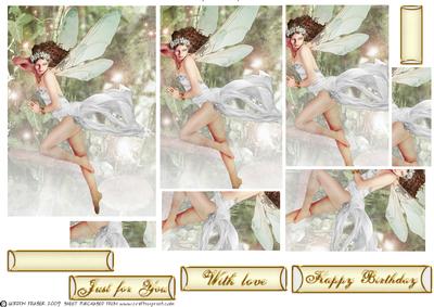 Forest Fairy Acantha White Pyramid