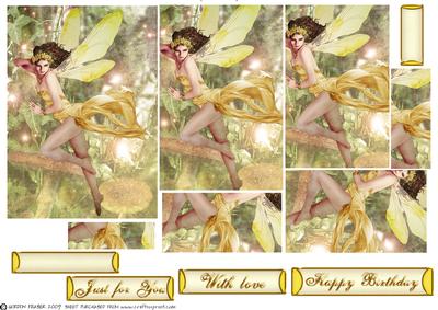 Forest Fairy Acantha Yellow Pyramid
