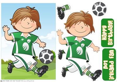 Mini Dude Footballer Ireland Strip
