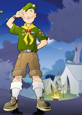 Cub/scout Dude (yellow/nighttime) A4