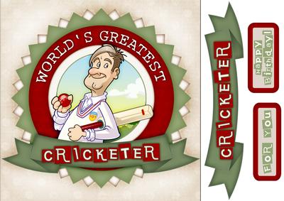 Cricket Dude Shabby Chic 8x8