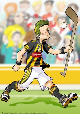 Hurling Dude A4