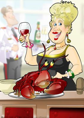 Rock Lobster Lady A4
