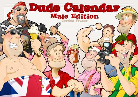 Dude Calendar (male Edition)